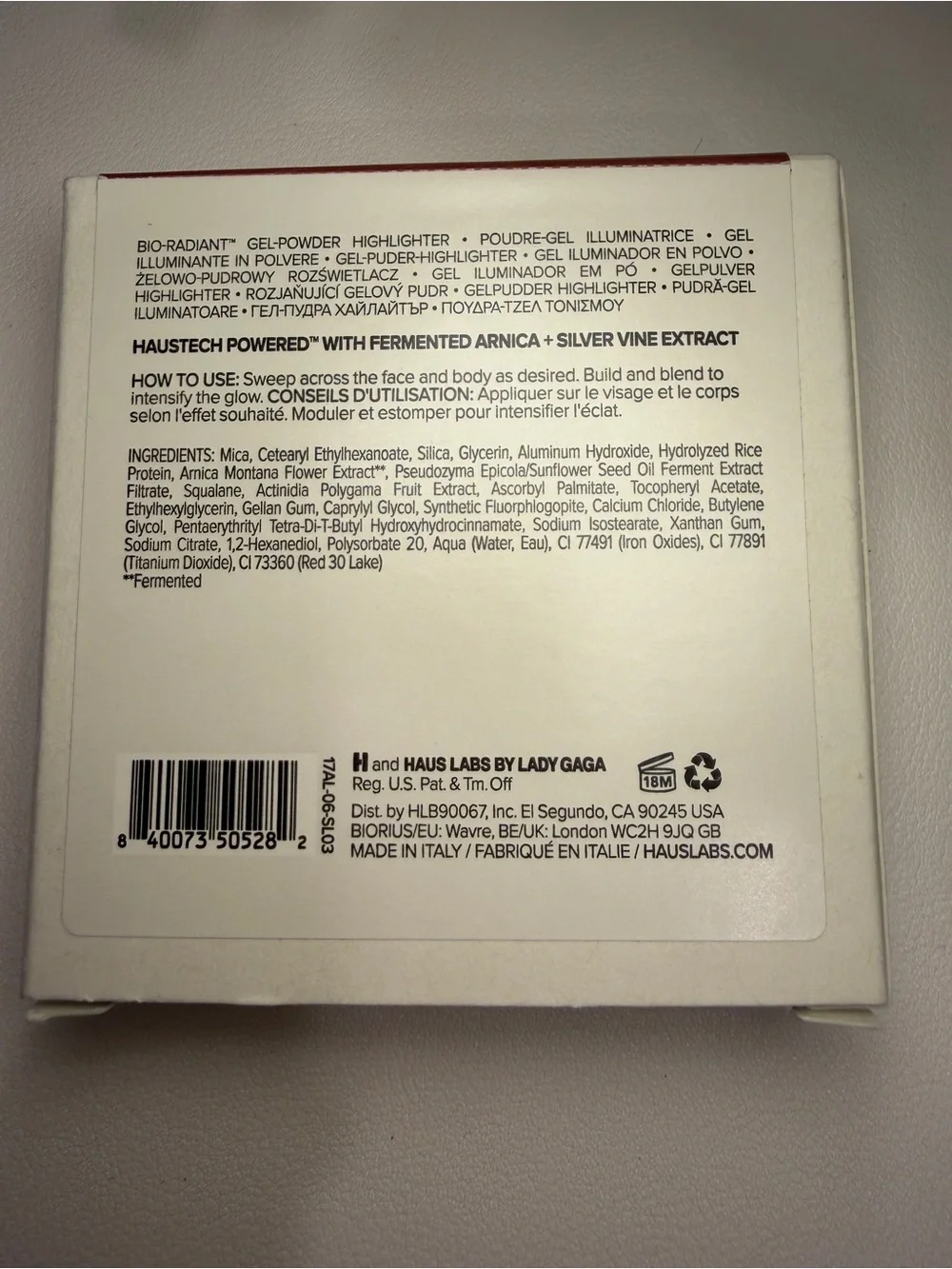 Haus Labs Bio-Radiant Gel-Powder Highlighter - Rose Quartz
